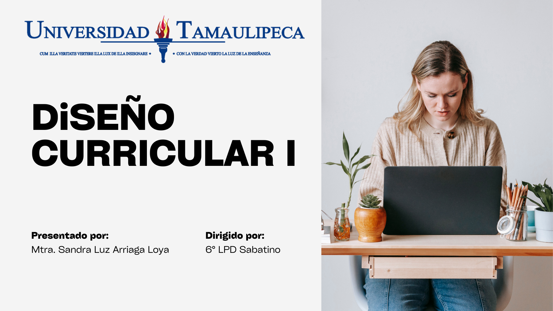 6 LPD S - DISEÑO CURRICULAR I